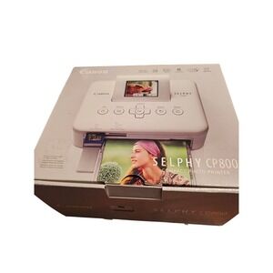 Canon SELPHY CP800 Compact Photo Printer White Portable Dye Sublimation 4350B001